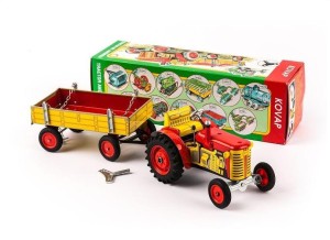 Zetor 25A model z przyczepą