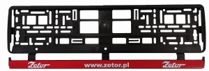 Ramka pod tablicę rejestracyjną prostokątna